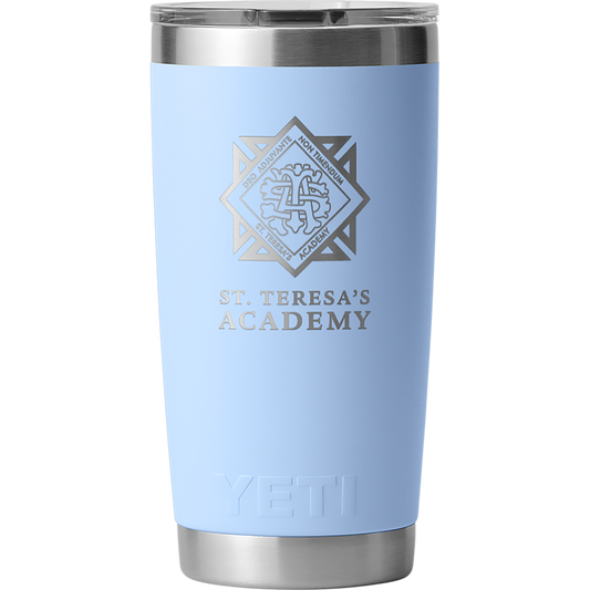 Light Blue STA Crest Yeti 20 oz. Tumbler