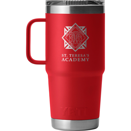 Red STA Crest Yeti 20 oz. Travel Mug