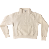 STA Scuba Emboss Half-Zip White