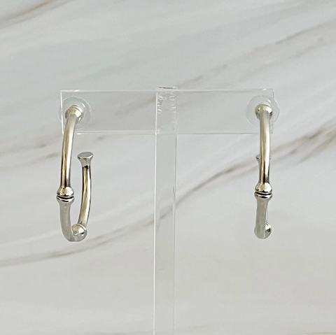 Silver Hoop Earrings