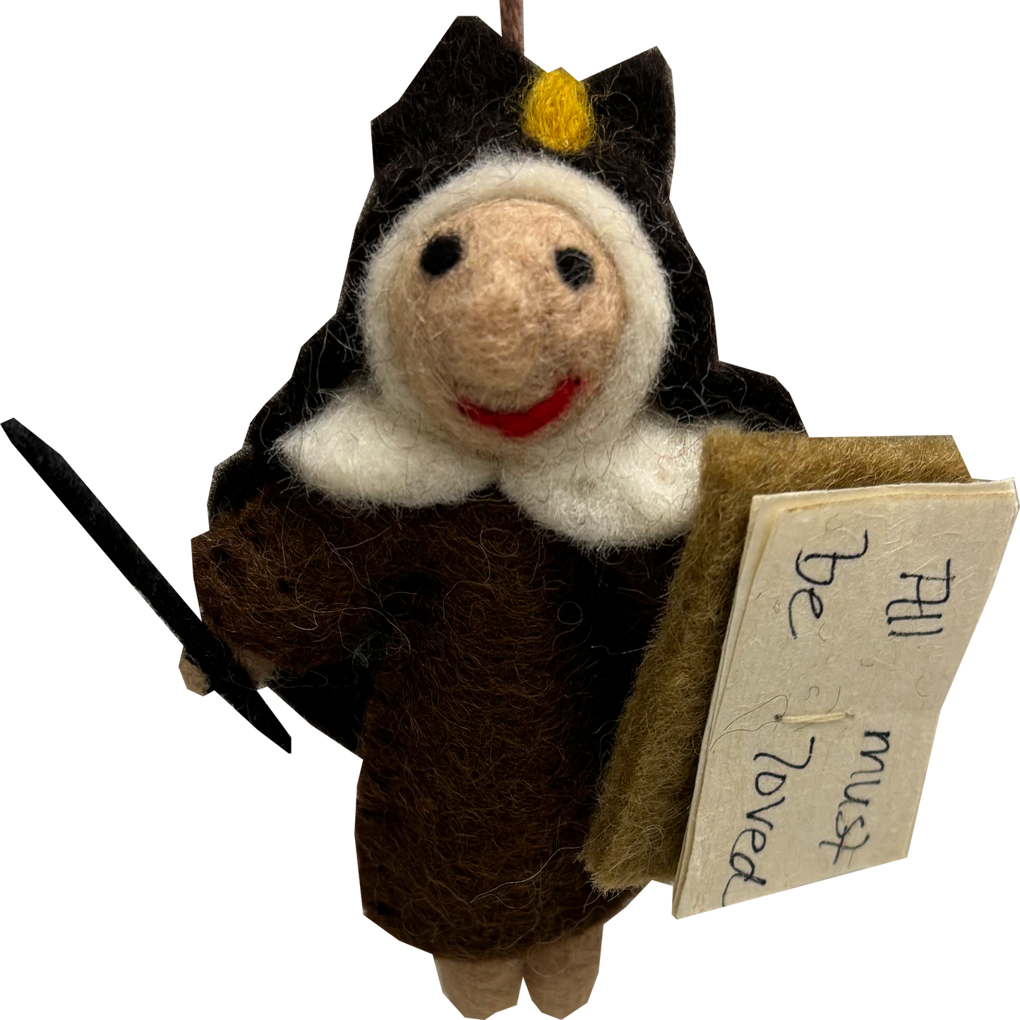 St. Teresa Felted Ornament