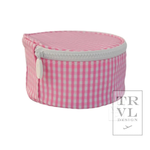 TRVL Round Jewelry Case