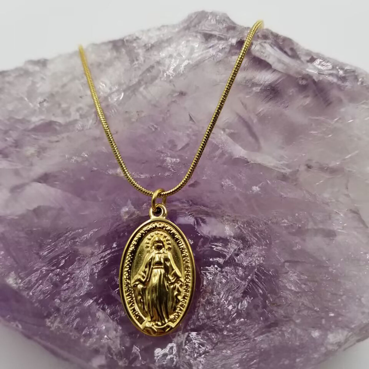 Virgin Mary Necklace