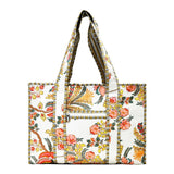 Cotton Block Print Tote Bag - Large