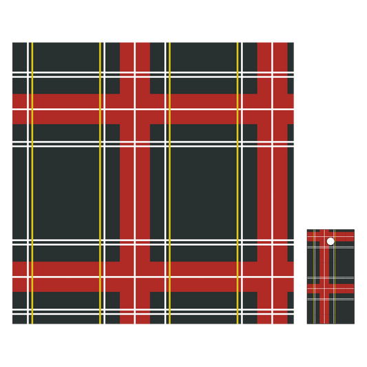 Gift Wrap STA Plaid Larger Scale