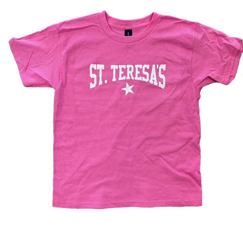 Youth St. Teresa's T-Shirt Pink