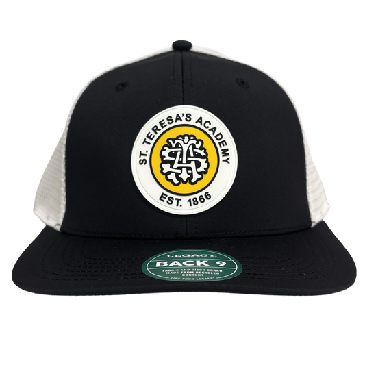 Black & White Trucker with Silcone Seal