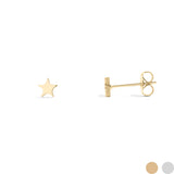 Star Stud Earrings- Gold