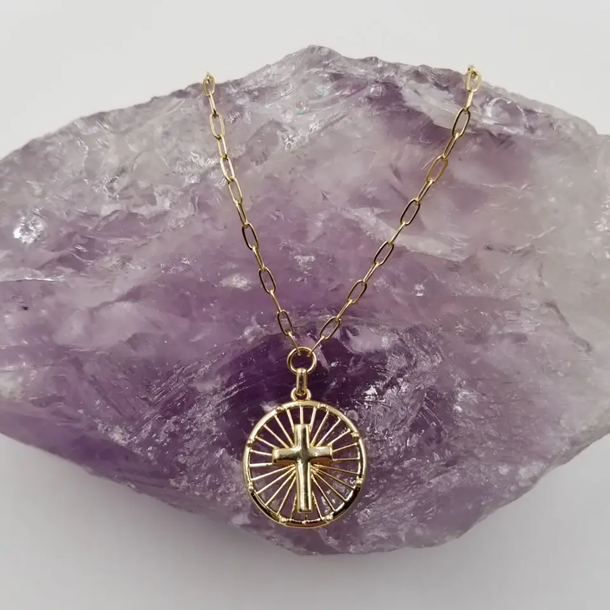 Faith Cross Pendant Necklace