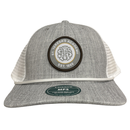 Light Grey Trucker with Cord Hat