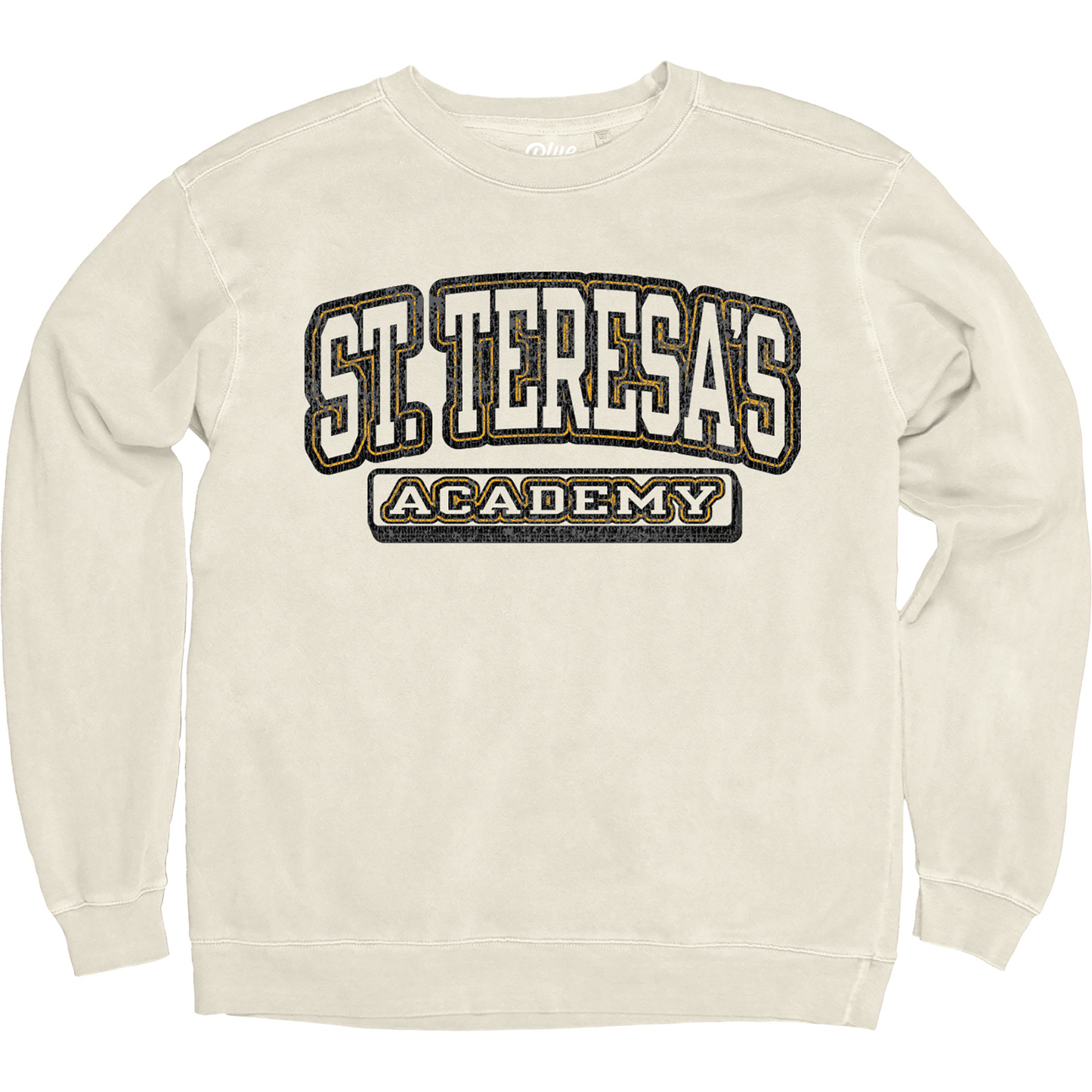 Blue 84 Infusion Fleece Crew Ivory