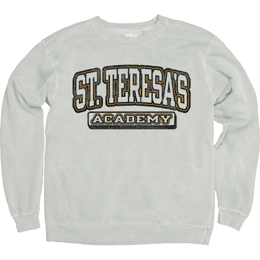 Blue 84 Infusion Fleece Crew Cement