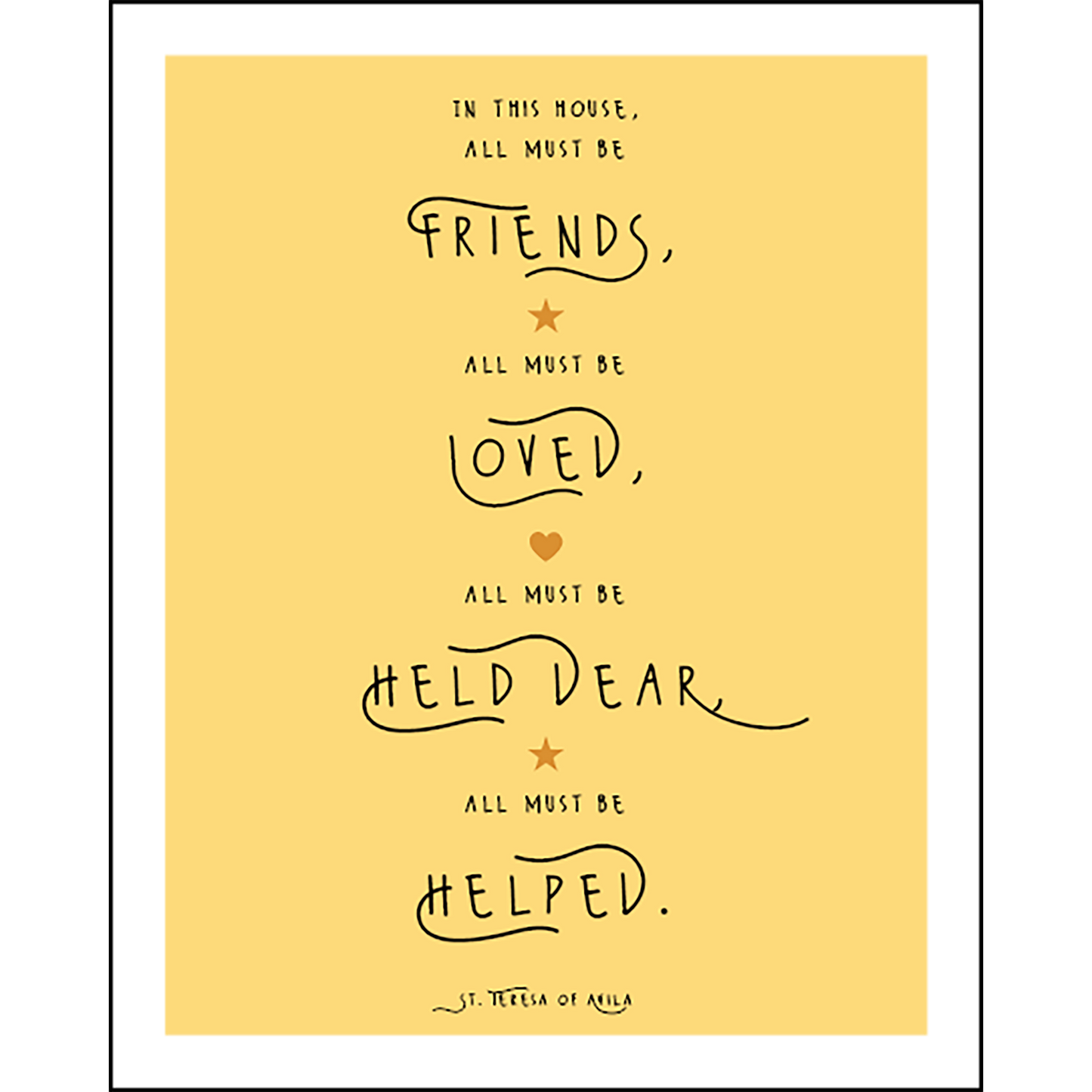 All Must Be Loved Print