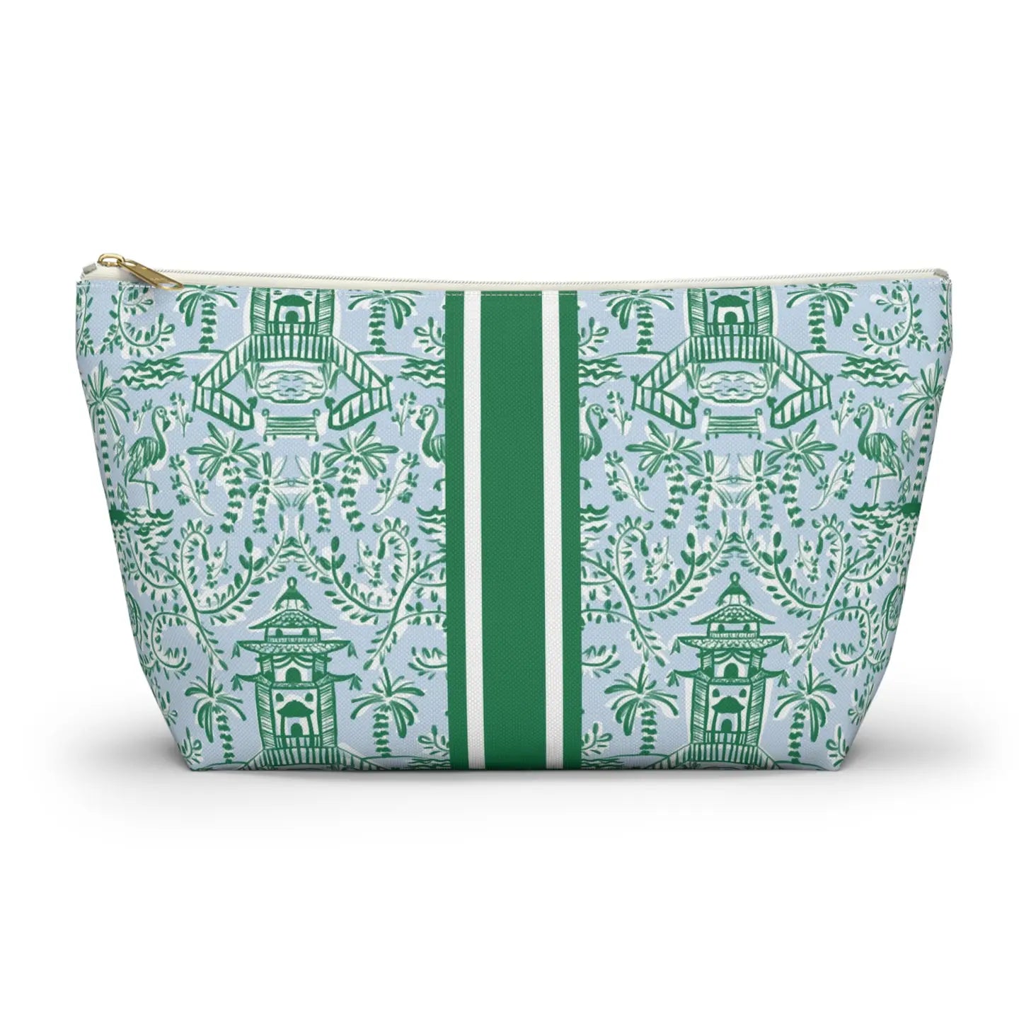 Mahjong Tile Pouch - Chinoiserie Palms