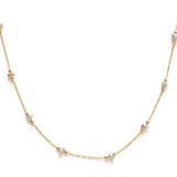 Pearl Station Chain Necklace