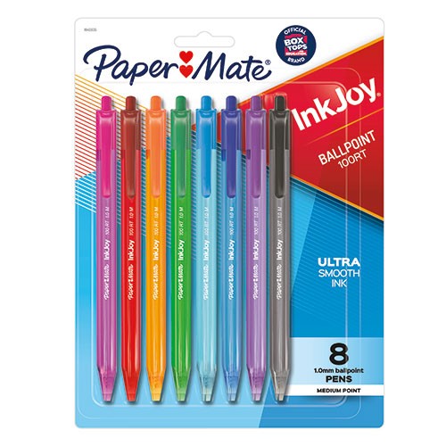 Papermate InkJoy Colored Pens 8pk