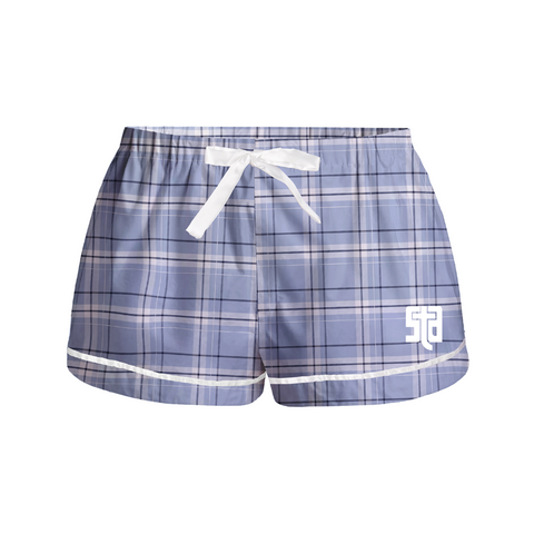Retro Logo PJ Shorts - Light Blue