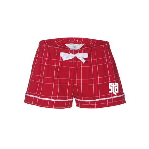 Retro Logo PJ Shorts - Red