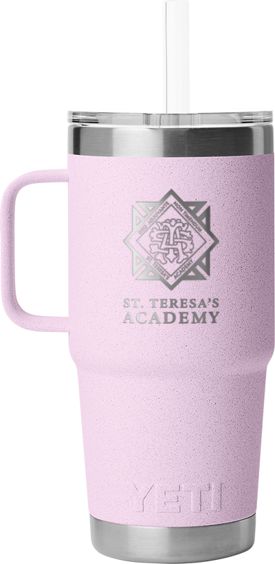Cherry Blossom STA Crest YETI Straw Rambler 25oz