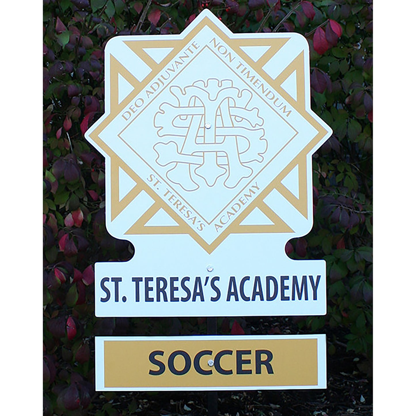St. Teresa's Academy Seal Yard Sign