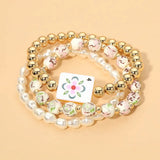 Mahjong Charm 3PC Stretch Bracelets
