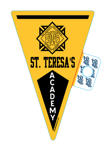 St. Teresa's Pennant Sticker