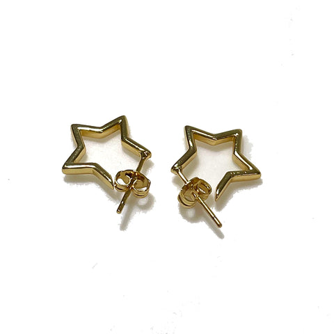 Five Point Star Earrings