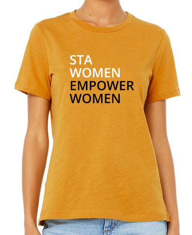 STA Empower Women Tee Gold
