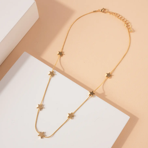 Mini Star Charms Necklace