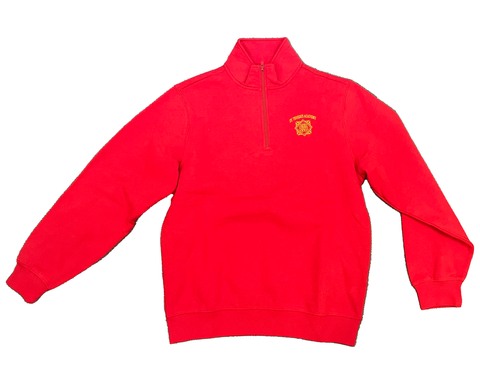 Uniform - St. Teresa's Academy with Seal Red Quarter Zip