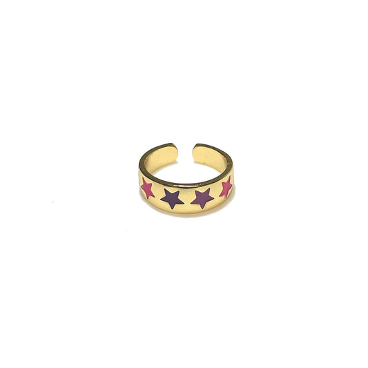 Multi Star Adjustable Ring
