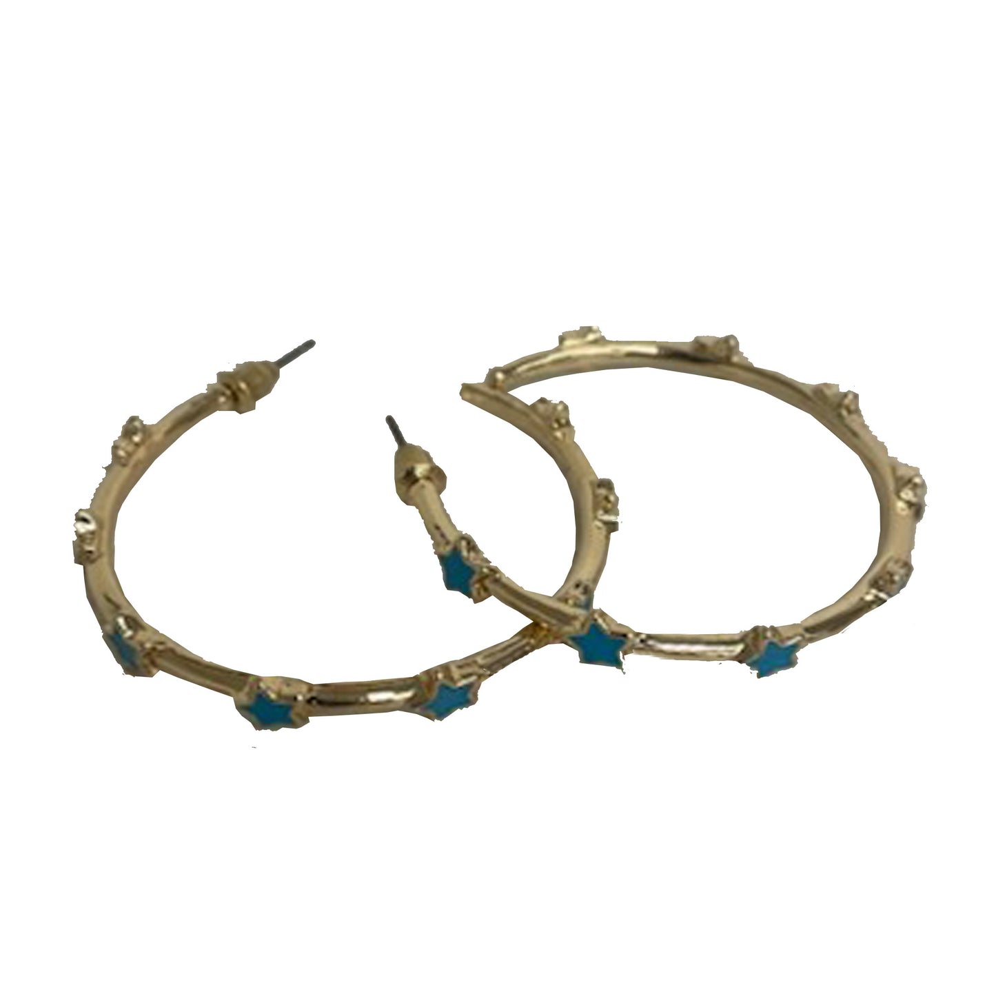 Starlight Pink Hoop Earrings