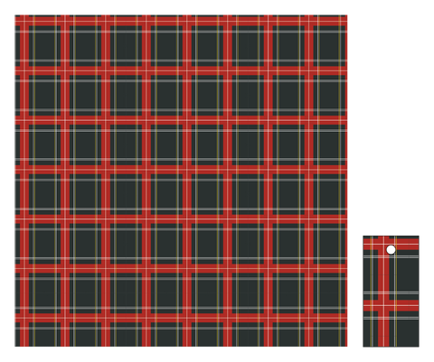 Gift Wrap STA Plaid