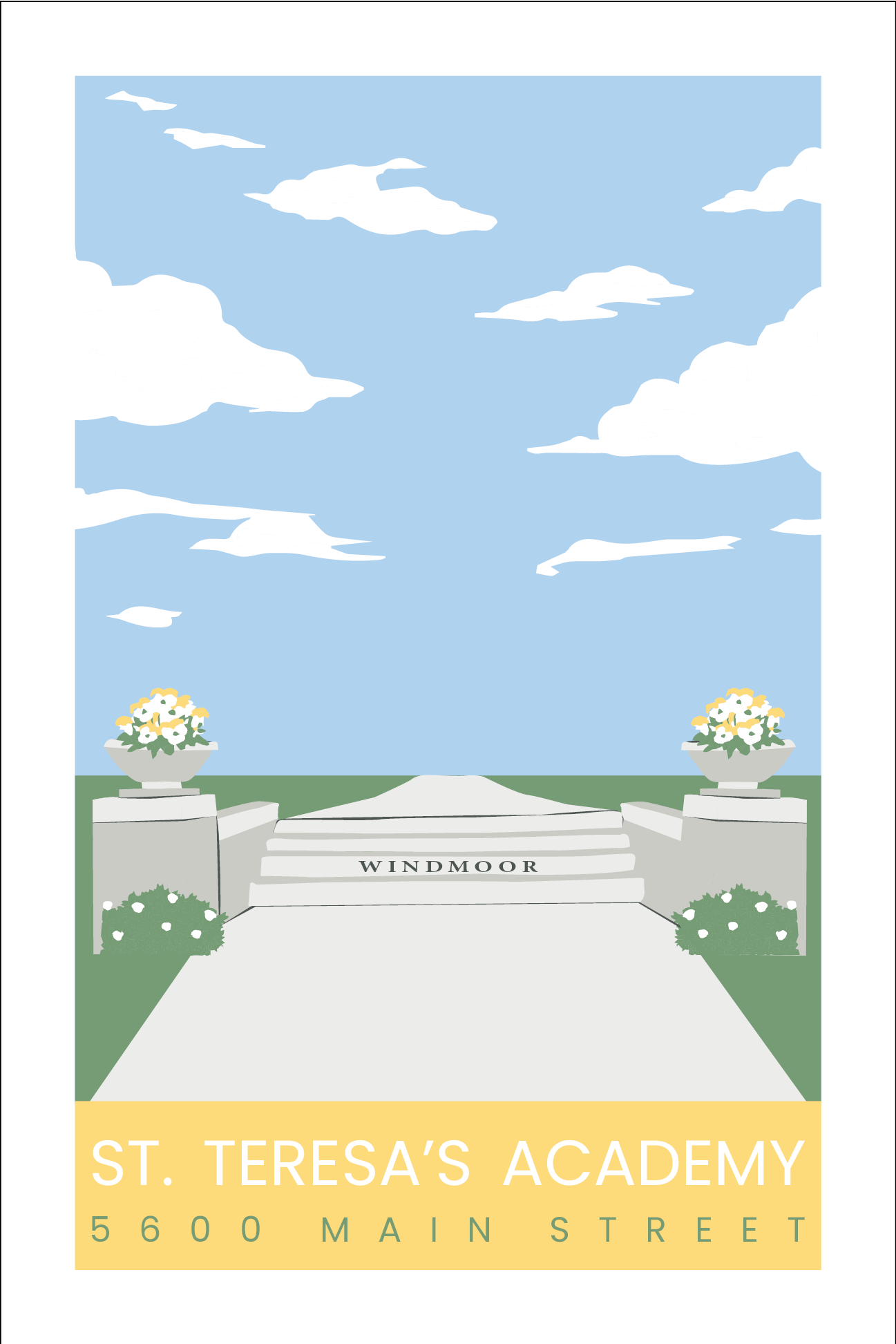 Windmoor Steps Print